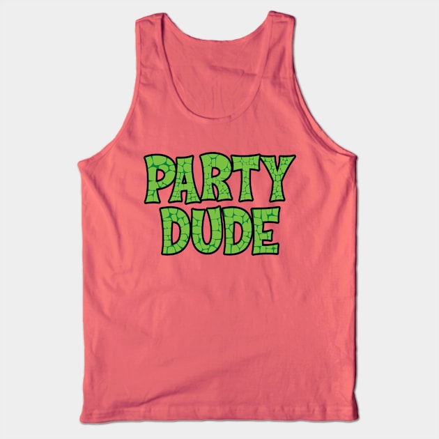 PARTY DUDE Tank Top by detective651